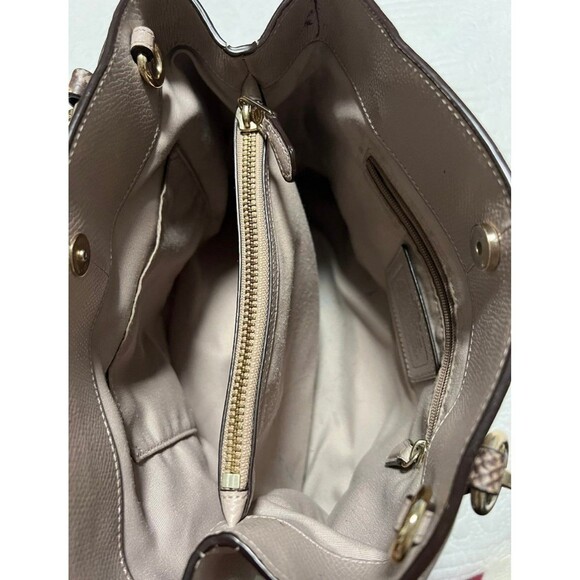 COACH MINETTA SHOULDER IN EXOTIC TRIM SNAKE LEATHER - Picture 5 of 7